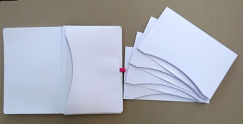 PERONI-POCKET Machine  poser une pochette encarte pour Agendas