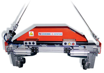 Pince CIVIEMME-SYSTEM PL 09 pour manipulation des briques de cahiers